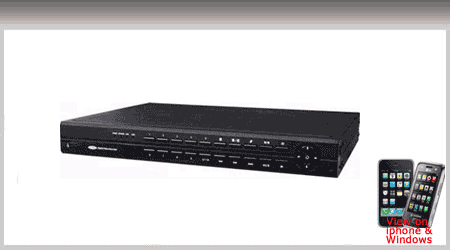 16 Channel H264 DVR with Remote
