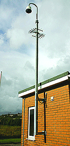 Wall mount CCTV Camera poles